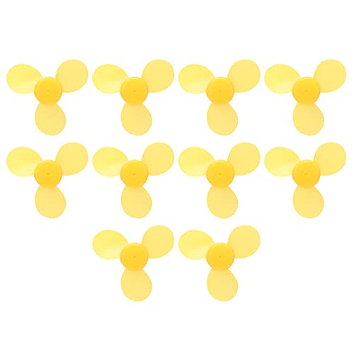 Mavaol 10 Pack 3 Blade Propeller, Robustes ABS -Material, universelle Passform für DC -Motoren, ideal für DIY -Projekte, Modellboote, Wissenschaftsexperimente von Mavaol