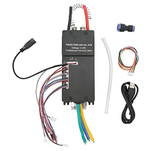 Mavaol ESC-Platine, effiziente Wärmeableitung, Übertemperaturschutz, bürstenloser ESC 14–84 V, geeignet für Elektrofahrzeuge zum Selbermachen von Mavaol