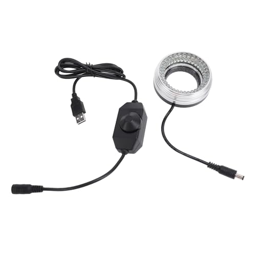 Mavaol LED-Licht für Mikroskope, 72 LED-Perlen, einstellbare Helligkeit, 6500 K weißes Licht, 50 mm Innendurchmesser, energieeffiziente Beleuchtung für Stereomikroskope Mavaol LED-Licht für Mikroskope, 72 LED-Perlen, einstellbare Helligkeit, 6500 K weißes Licht, 50 mm Innendurchmesser, energieeffiziente Beleuchtung für Stereomikroskope von Mavaol