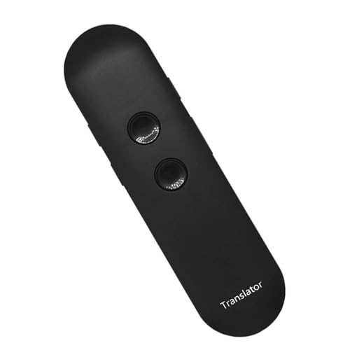 Mavaol tragbarer Übersetzer, 97 Sprachen, Echtzeit -Sprachübersetzung, Mikrofon, Geräuschreduzierung, Bluetooth -Konnektivität für Reise- und Geschäftsanwendung (Schwarz) von Mavaol