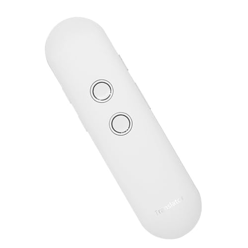 Mavaol tragbarer Übersetzer, 97 Sprachen, Echtzeit -Sprachübersetzung, Mikrofon, Geräuschreduzierung, Bluetooth -Konnektivität für Reise- und Geschäftsanwendung (Weiß) von Mavaol