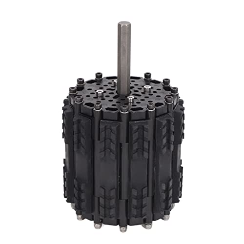 Mavaol Panzerkettenrad, Gummi, POM, rutschfest, 112,1 mm Durchmesser, 124 mm Breite, Kettenglieder für Panzerkettenlaufflächen von Mavaol