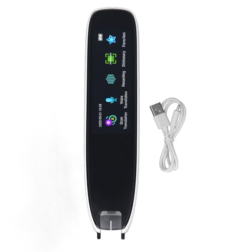 Smart Voice Translator Pen White International Edition Übersetzungsstift -Aufzeichnungsfunktion für Sprachlernen Heimschule von Mavaol