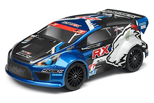 Rally Karosserie mit Decals, blau lackiert Ion RX von Maverick