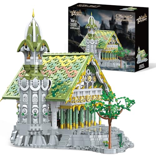 Elfenhauptstadt: Halle am Wasser Bauset – 4155 Teile Fantasy-Schloss Architektur-Kit für Erwachsene, Hochdetailliertes Ausstellungsmodell, 15,3 x 15,1 x 16,1 Zoll, Modell 33237, ab 15 Jahren Elfenhauptstadt: Halle am Wasser Bauset – 4155 Teile Fantasy-Schloss Architektur-Kit für Erwachsene, Hochdetailliertes Ausstellungsmodell, 15,3 x 15,1 x 16,1 Zoll, Modell 33237, ab 15 Jahren von Mavo brix