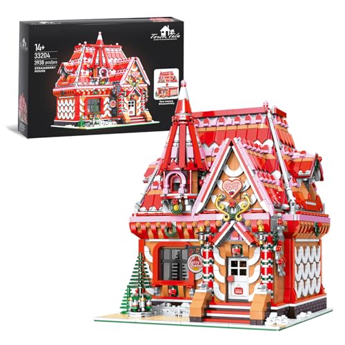 Hausbausatz, große Form Modell Sammlung Dekoration, kompatibel mit Lego, ideales Spielzeug Geschenk für Mädchen, Frauen, 14+, 3945 PCS von Mavo brix