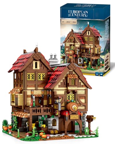 große Form Modell Sammlung DekorationHausbausatz, kompatibel mit Lego, ideales Spielzeug Geschenk für 14+, 2831 PCS von Mavo brix