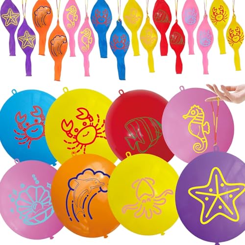 Mavouri 16 Stück Meerestiere Punch Luftballons von Mavouri