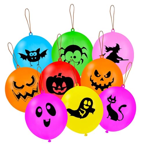 Mavouri 18 Stück Halloween Punch Ballons von Mavouri