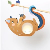 FOLIA Bastelartikel DIY Laterne SQUIRREL, inkl. 1 LED-Licht und Batterien von Max Bringmann KG