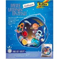 Folia Laternen-Bastelset aus Papier WELTRAUM, inkl. Deko-Licht von Max Bringmann KG