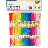 Folia Stickgarn BASIC, 52 Docken je 8m in 26 Farben Folia Stickgarn BASIC, 52 Docken je 8m in 26 Farben von Max Bringmann KG