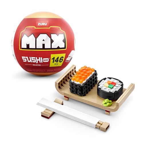 MAX Premium Sushi Bar Collection (Sushi Set) von ZURU, Klemmbausteine für Teenager, Erwachsene und Sammler von Max Build More
