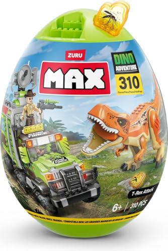 Max Build More Dino Adventure T-Rex Attack (304 Steine) von Zuru