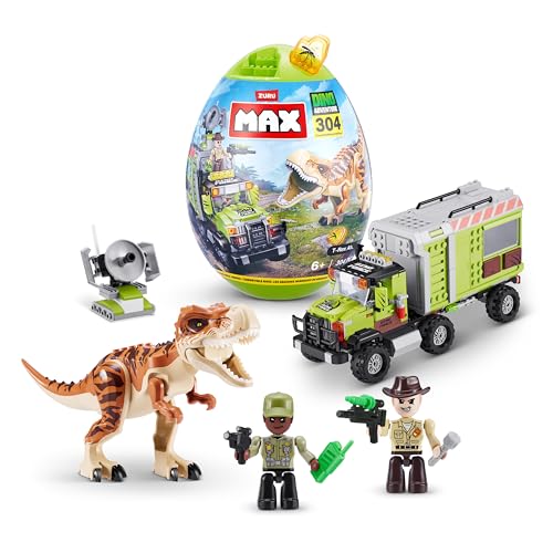 Max Build More Dino Adventure T-Rex Attack (304 Steine) von Zuru