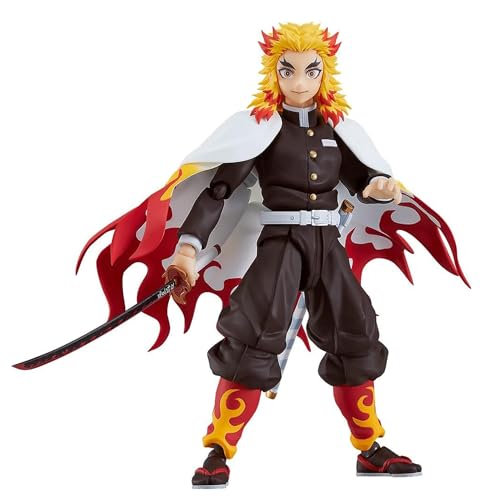 Demon Slayer: Kimetsu no Yaiba Figurine Figma Kyojuro Rengoku 15 cm von Max Factory