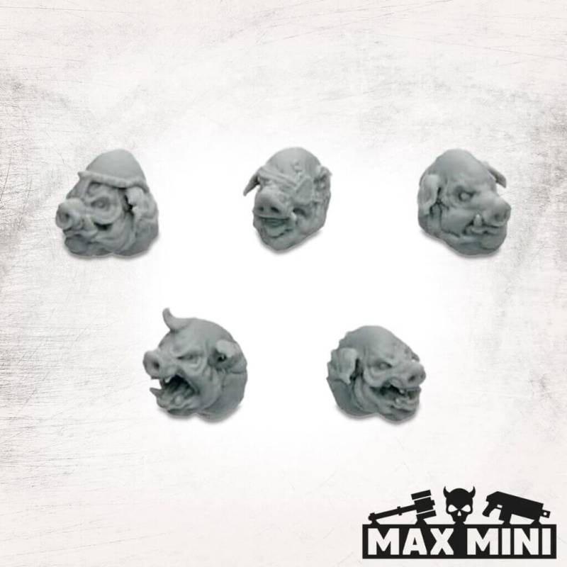 'Boarman Heads (10)' von Max Mini