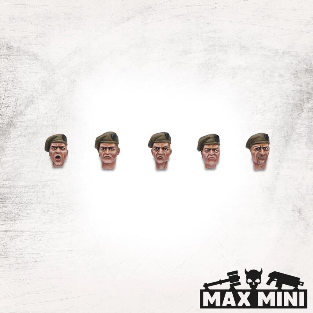 'Commando Heads (10)' von Max Mini