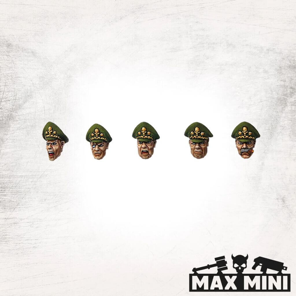 'Officer Heads (10)' von Max Mini