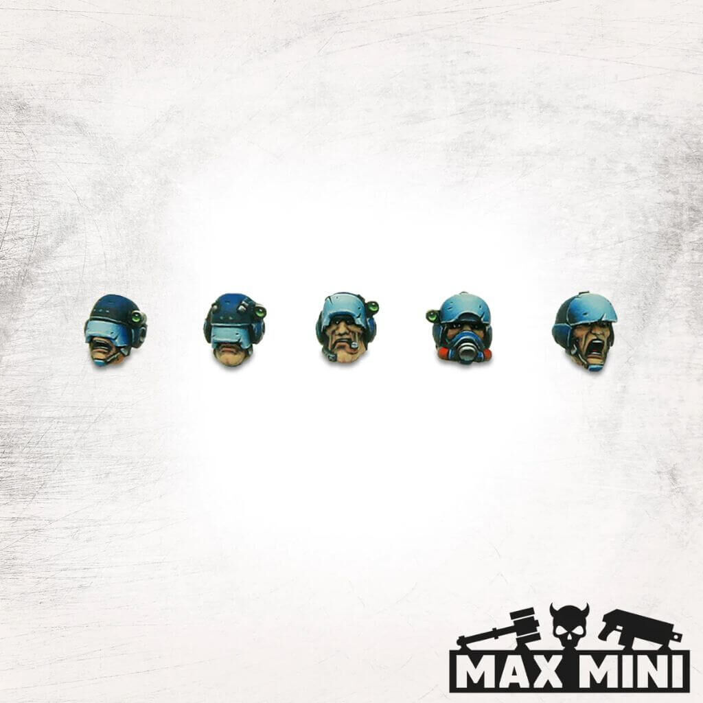 'Space Police Helmets (10)' von Max Mini