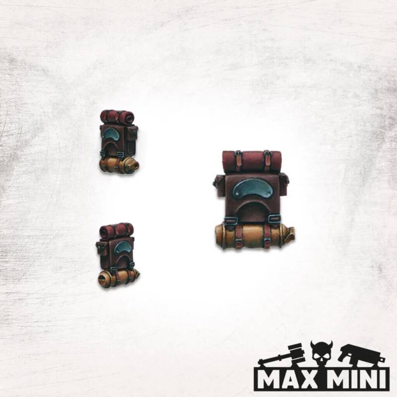 'Steampunk infantry backpacks (10)' von Max Mini