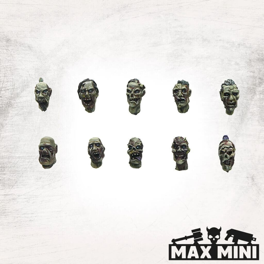 'Zombie Heads (10)' von Max Mini