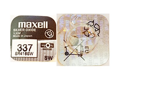 1 Silberoxid-Batterie 337 - SR416SW maxell von Maxell