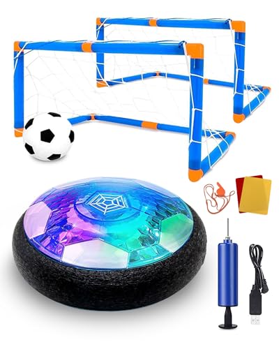 Maxesla Air Power Fußball Set, Wiederaufladbar Hover Soccer Ball Fussball mit weichen Schaumstoff-Protektoren und LED-Licht, Air Power Soccer mit 2 Toren, Geschenke für Kinder von 3 bis 12 Jahren Maxesla Air Power Fußball Set, Wiederaufladbar Hover Soccer Ball Fussball mit weichen Schaumstoff-Protektoren und LED-Licht, Air Power Soccer mit 2 Toren, Geschenke für Kinder von 3 bis 12 Jahren von Maxesla