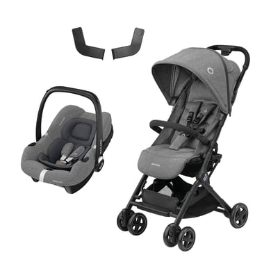 MAXI COSI Buggy Lara² Select Grey inkl. Babyschale CabrioFix i-Size Select Grey + Adapter MAXI COSI Buggy Lara² Select Grey inkl. Babyschale CabrioFix i-Size Select Grey + Adapter von Maxi Cosi