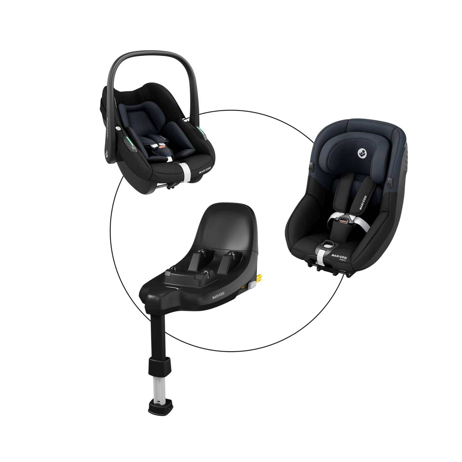 Maxi-Cosi Babyschale Pebble S inkl. Kindersitz Pearl S und Isofix-Basis FamilyFix S Maxi-Cosi Babyschale Pebble S inkl. Kindersitz Pearl S und Isofix-Basis FamilyFix S von Maxi-Cosi