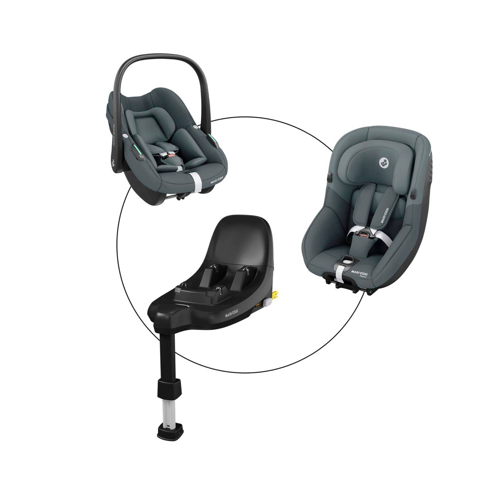 Maxi-Cosi Babyschale Pebble S inkl. Kindersitz Pearl S und Isofix-Basis FamilyFix S Maxi-Cosi Babyschale Pebble S inkl. Kindersitz Pearl S und Isofix-Basis FamilyFix S von Maxi-Cosi