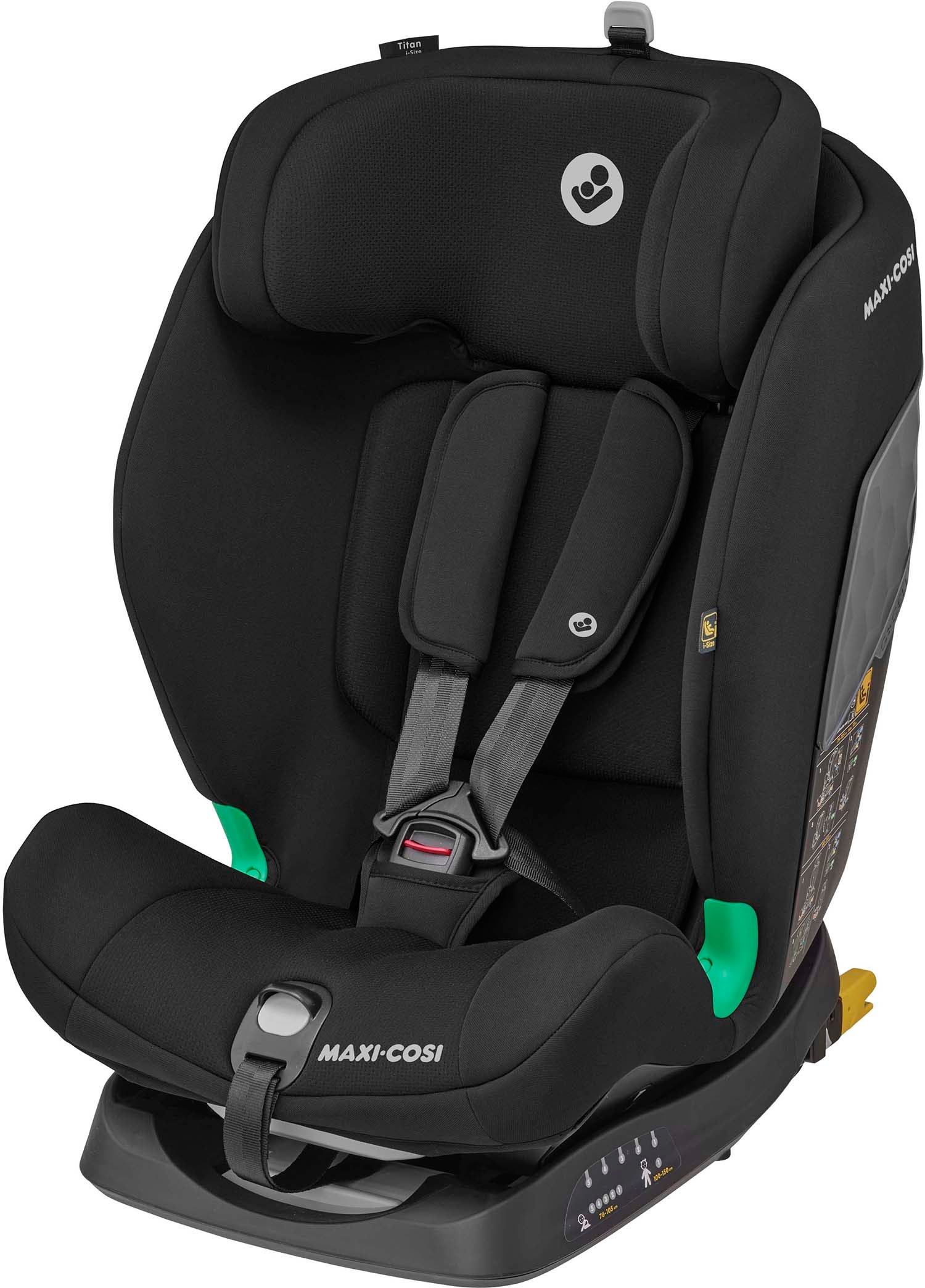 Maxi-Cosi Titan I-Size Kindersitz, Basic Black von Maxi-Cosi