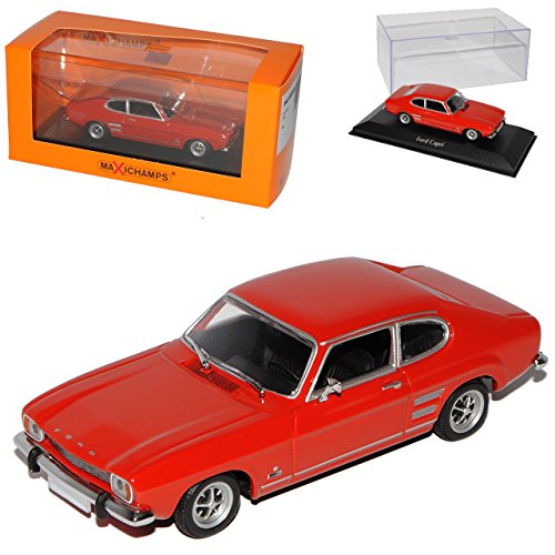 Ford Capri I 1. Generation Coupe Rot 1968-1973 1/43 Minichamps Maxichamps Modell Auto von Maxichamps Minichamps