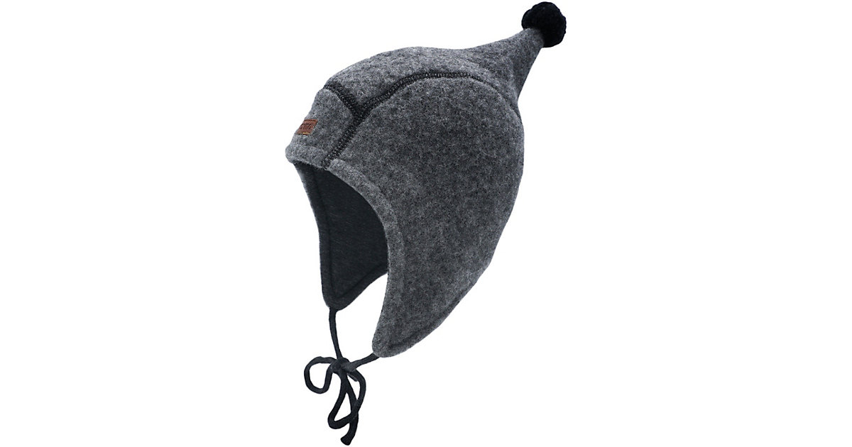 Bommelmütze POMPON , Organic Cotton grau Gr. 45 Jungen Baby Bommelmütze POMPON , Organic Cotton grau Gr. 45 Jungen Baby von Maximo
