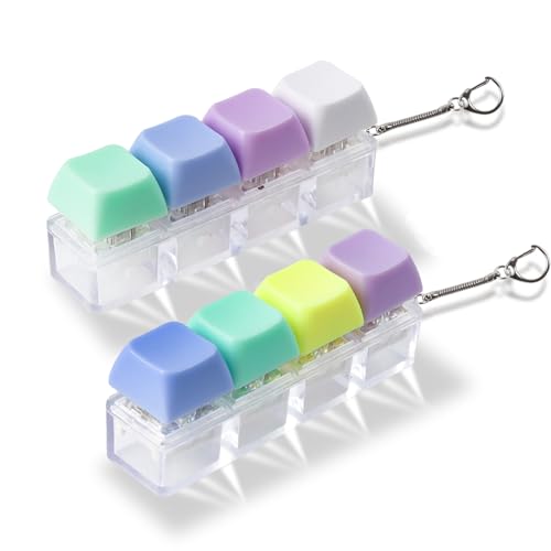 Maxqzin Fidget Tastatur - Stressabbau Fidget Toy für Erwachsene - Silent & Clicky Version - Tragbares Tastatur-Schlüsselanhänger-Design - Rutschfeste Tastenkappen Maxqzin Fidget Tastatur - Stressabbau Fidget Toy für Erwachsene - Silent & Clicky Version - Tragbares Tastatur-Schlüsselanhänger-Design - Rutschfeste Tastenkappen von Maxqzin