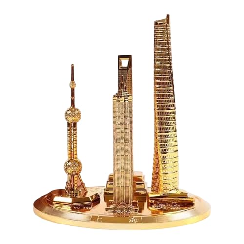 Maxtonser Architektonisches Sammlermodell von Shanghai Orientals Perlenturm galvanisierte Legierungen Miniatur für Home Office Displa Maxtonser Architektonisches Sammlermodell von Shanghai Orientals Perlenturm galvanisierte Legierungen Miniatur für Home Office Displa von Maxtonser