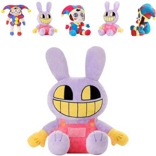 May Huang The Amazing Digital Circus Plush, The Digital Circus Plush, Pomni and Jax Plush, Clowns Plüsch, Joker Plush Toy, Plush Toys for Circus Clowns Gifts for Kinder Adults Fans (B) von May Huang
