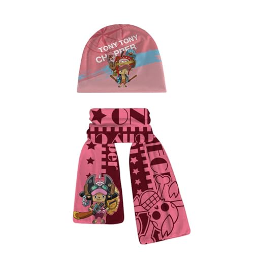 2 Stück Anime Tony Chopper Schal & Strickmütze, Herbst Und Winter Warmes Set, Weich Und Bequem Hautfreundlich Für Kinder Studenten Unisex 2 Stück Anime Tony Chopper Schal & Strickmütze, Herbst Und Winter Warmes Set, Weich Und Bequem Hautfreundlich Für Kinder Studenten Unisex von MayDee
