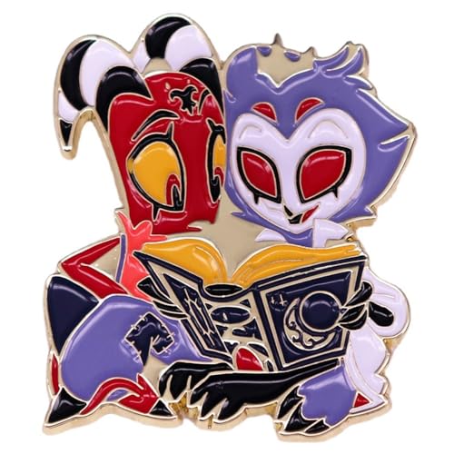 Helluva Boss Anstecknadel Broche, Anime Helluva Boss Peripherie Abzeichen Zubehör Kleidung Rucksack Dekoration Metall Badge, Helluva Boss Pin Helluva Boss Anstecknadel Broche, Anime Helluva Boss Peripherie Abzeichen Zubehör Kleidung Rucksack Dekoration Metall Badge, Helluva Boss Pin von MayDee