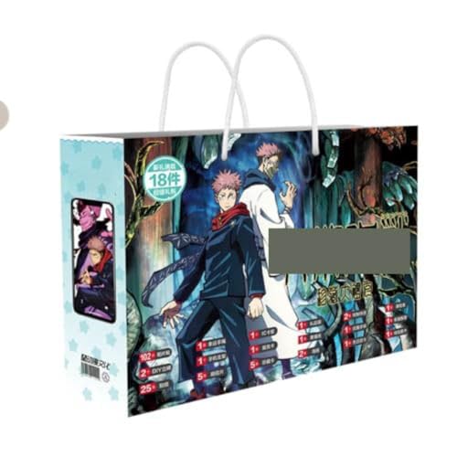 MayDee 18 Stück Jujutsu Kaise Fan-Artikel, Gojo 5t5 Anime Merchandise, Geschenk für Fan-Sammlung Display, Teen, 30 × 22 × 7 Zentimeter, Anime & Manga MayDee 18 Stück Jujutsu Kaise Fan-Artikel, Gojo 5t5 Anime Merchandise, Geschenk für Fan-Sammlung Display, Teen, 30 × 22 × 7 Zentimeter, Anime & Manga von MayDee