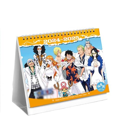 MayDee 2024-2025 Anime Luffy Biennale Tischkalender Kalender, Countdown Tischkalender Anime Figuren Schöne Illustration, Mehrfarbig MayDee 2024-2025 Anime Luffy Biennale Tischkalender Kalender, Countdown Tischkalender Anime Figuren Schöne Illustration, Mehrfarbig von MayDee