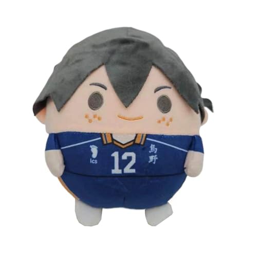 MayDee Anime Haiky Plüschtiere 23cm/9in, Anime Haiky Figur Plüsch Puppe Für Kinder Teens Niedlich Rundes Plüsch Spielzeug Für Dekoration (Tadashi Yamaguchi) von MayDee