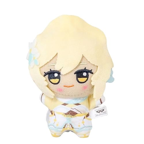 MayDee Genshin Figur Plüschtiere 10cm, Anime Figure Puppen Fans Kinder Geschenke Zimmer Party Dekoration, Genshin Plush Weiche Stoffpuppe (Lumine) von MayDee