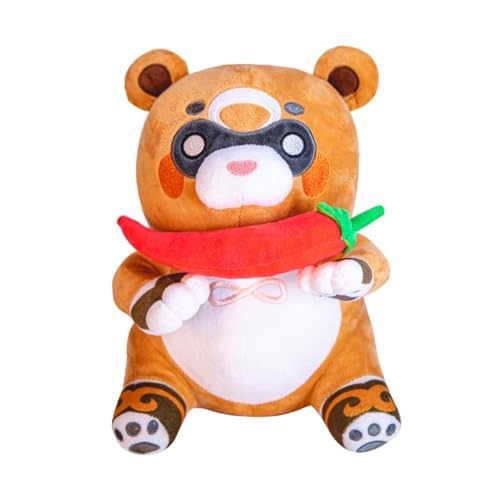 MayDee Genshin Impact Guoba Plüschtiere 30cm, Anime Figure Marchosius Puppen Fans Kinder Geschenke Zimmer Party Dekoration, Genshin Plush Weiche Stoffpuppe von MayDee