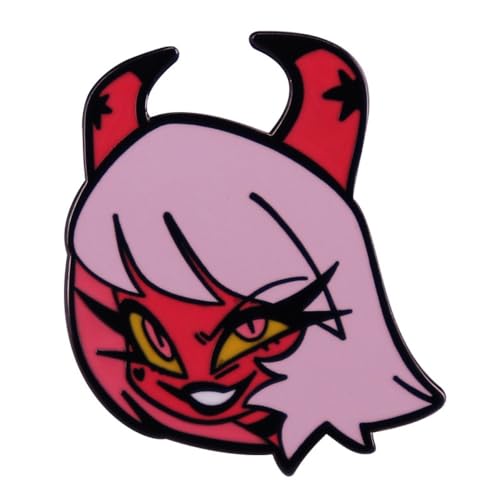 MayDee Helluva Boss Anstecknadel Broche, Anime Verosika Peripherie Abzeichen Zubehör Kleidung Rucksack Dekoration Metall Badge, Helluva Boss Pin MayDee Helluva Boss Anstecknadel Broche, Anime Verosika Peripherie Abzeichen Zubehör Kleidung Rucksack Dekoration Metall Badge, Helluva Boss Pin von MayDee