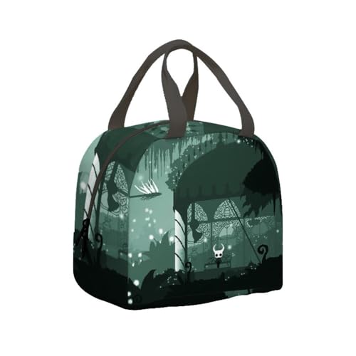 MayDee Hollow Knight Brotdosen Lunch Bag, Cartoon Isolierte Lunchbox Für Grundschüler Hollow Knight Vollfarbig Bedruckte Handtasche Brotbeutel & Lunchbags Wärme Und Haltbarkeit, Unisex Schüler (H) MayDee Hollow Knight Brotdosen Lunch Bag, Cartoon Isolierte Lunchbox Für Grundschüler Hollow Knight Vollfarbig Bedruckte Handtasche Brotbeutel & Lunchbags Wärme Und Haltbarkeit, Unisex Schüler (H) von MayDee