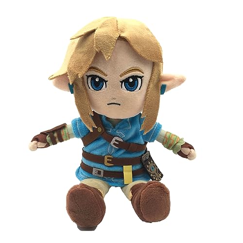 MayDee Z-lda Link Plüschtier Tears of The Kingdom Plüsch Puppen Niedlicher Stehender Link Plush Spielzeug 28cm Für Fans Geschenke, Pink von MayDee