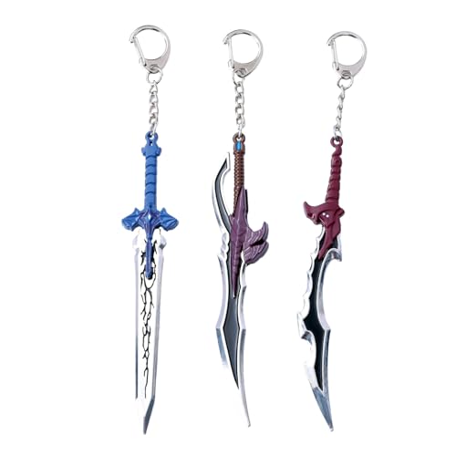 Solo Level Dolch Modell Schlüsselanhänger Jinwoo Solo Level Cosplay Accessories Anhänger - 3 Stück Solo Level Dolch Modell Schlüsselanhänger Jinwoo Solo Level Cosplay Accessories Anhänger - 3 Stück von MayDee