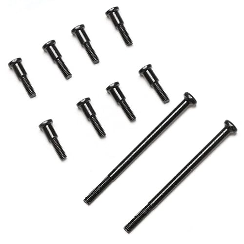 MayNuo 10 Stück 12428 Schraube RC Auto Ersatzteile Flachkopfschrauben, 2 Stück 12428-0096 Schraube, D &8 Stück 12428-0097 Schrauben, A von MayNuo