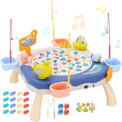 Maycoly Angeln Brettspiel Game Set,Fische Angeln Spiele Spielzeug,Musikspielzeug Angelset Angelspiel Fisch mit Musik und Fischen- Spielzeug für Kinder ab 3 Jahren Maycoly Angeln Brettspiel Game Set,Fische Angeln Spiele Spielzeug,Musikspielzeug Angelset Angelspiel Fisch mit Musik und Fischen- Spielzeug für Kinder ab 3 Jahren von Maycoly